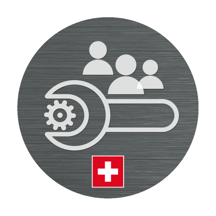 Prüfsystem Kunden Schweiz Button